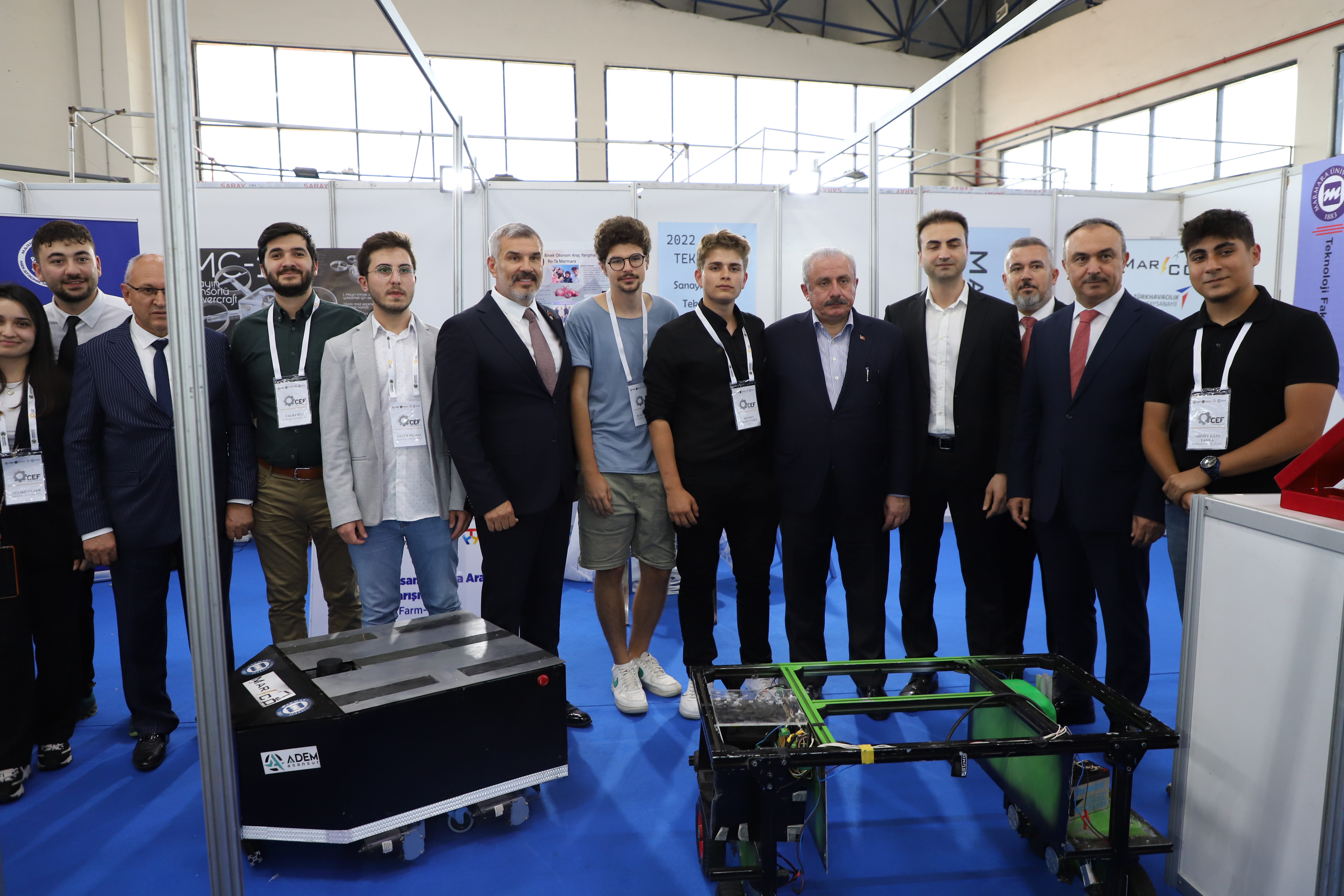 çef, mustafa şentop, fuar, ahmet çetin, başkan, çerkezköy tso, sanayi, endüstri