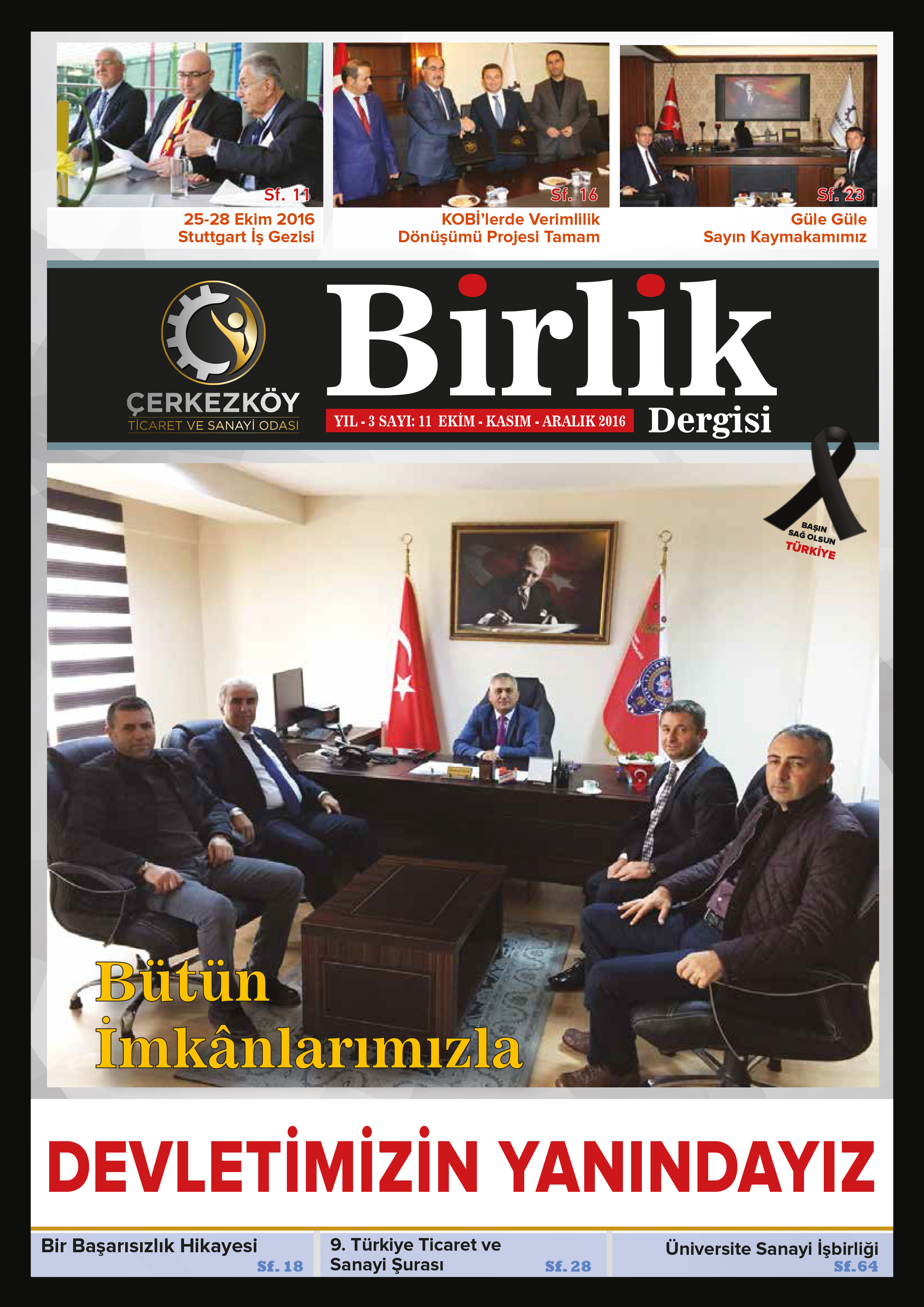 Çerkezköy Ticaret ve Sanayi Odası Birlik Dergisi 11.Sayı