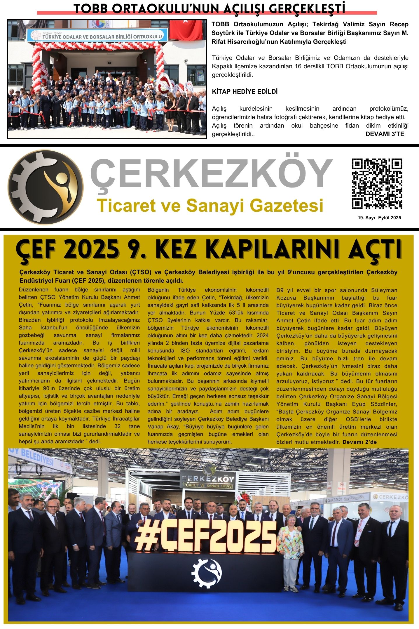 Çerkezköy Ticaret ve Sanayi Gazetesi