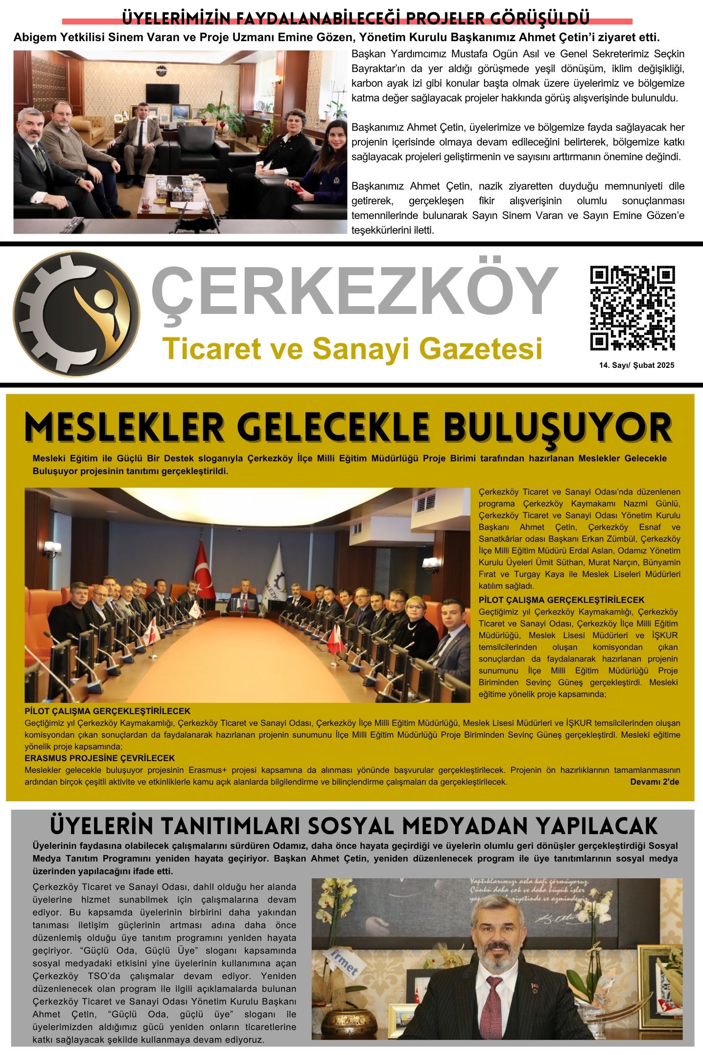 Çerkezköy Ticaret ve Sanayi Gazetesi